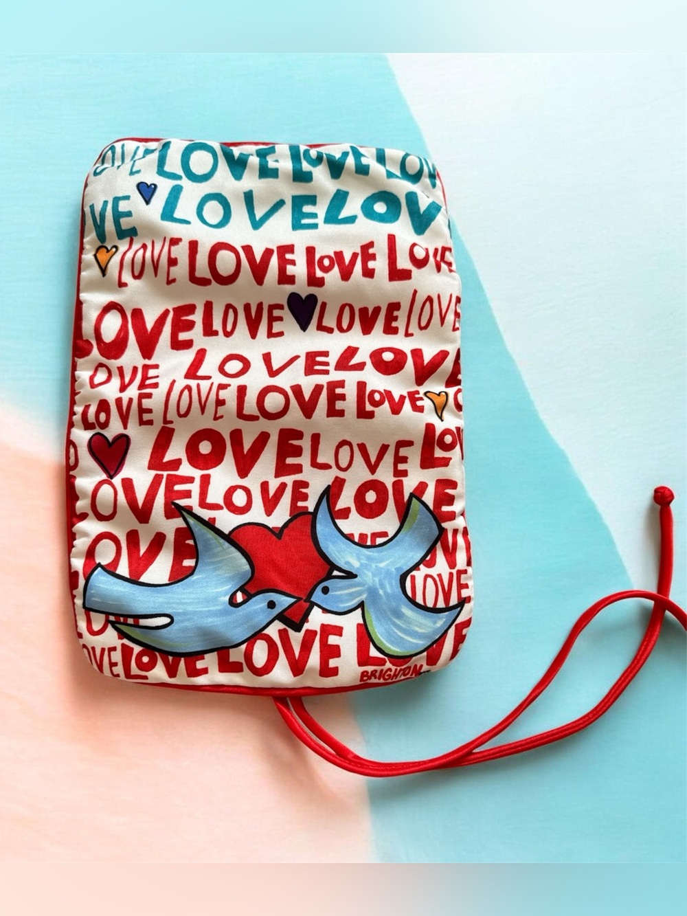 Brighton "Love Doves" Jewelry Roll featuring